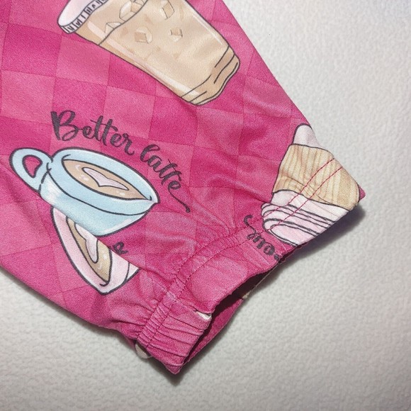 Briefly Stated Women's Sleep Jogger Lounge Pants Size Large 12-14 Pockets Coffee - Picture 2 of 6